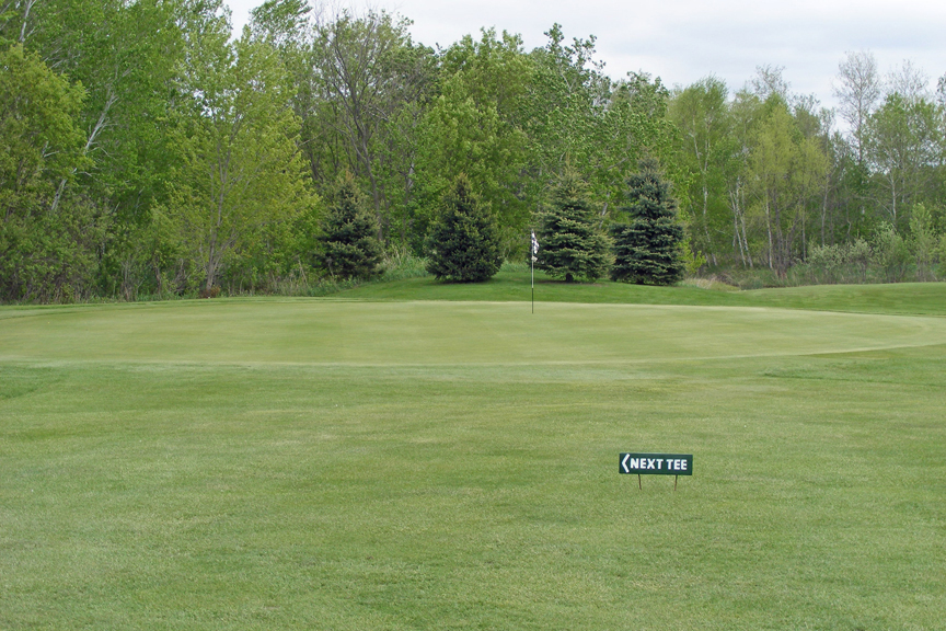 view of hole 8